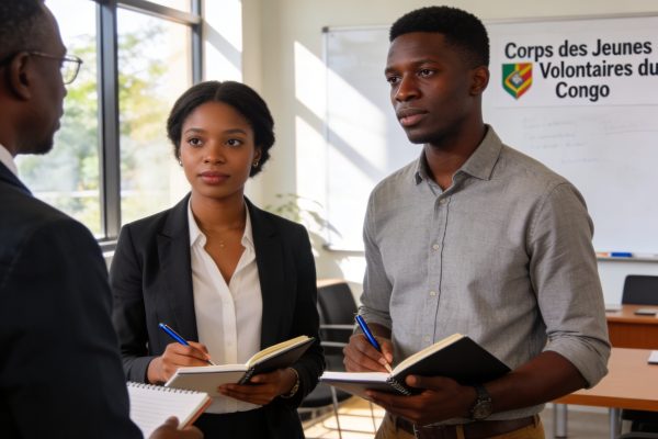 Corps des jeunes volontaires du Congo : lancement des sessions de coaching