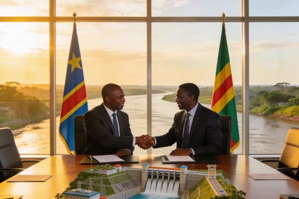 Accord historique sur le projet hydroélectrique transfrontalier entre Kinshasa et Brazzaville