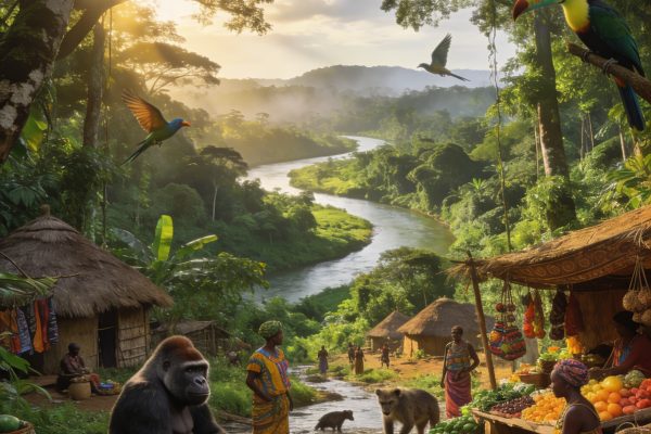 L&rsquo;Île Mbamou se mobilise pour la réélection de Denis Sassou N&rsquo;Guesso