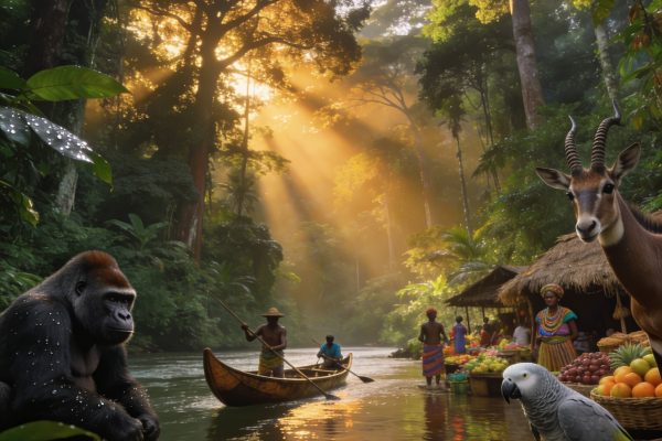 Île Mbamou : un élan de soutien pour la réélection de Denis Sassou N&rsquo;Guesso