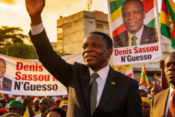 La campagne présidentielle s&rsquo;installe à Ongogni : un vote utile promis pour Denis Sassou N&rsquo;Guesso