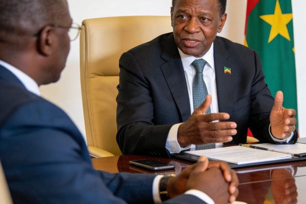 Rencontre stratégique à Dolisie : Denis Sassou N&rsquo;Guesso partage sa vision avec les chefs d&rsquo;entreprise