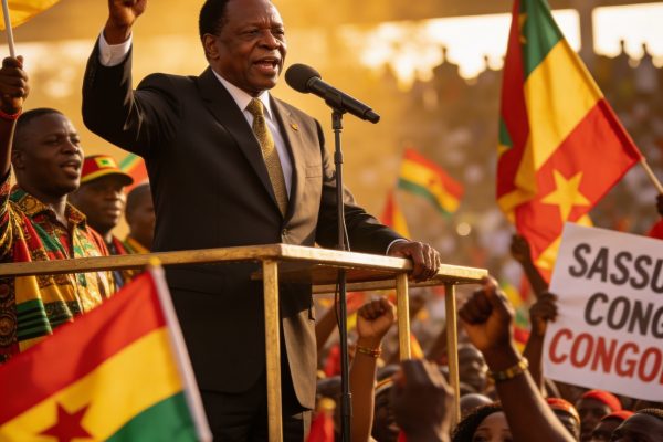 Sassou N&rsquo;Guesso lance sa campagne électorale dans les départements du Congo-Brazzaville