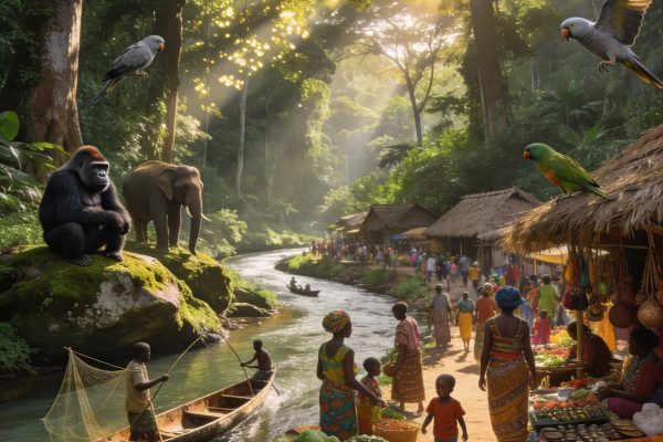 Sassou Nguesso en campagne électorale dans les départements du Congo-Brazzaville