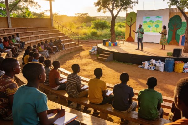 Éveil théâtral et conscience environnementale à Brazzaville
