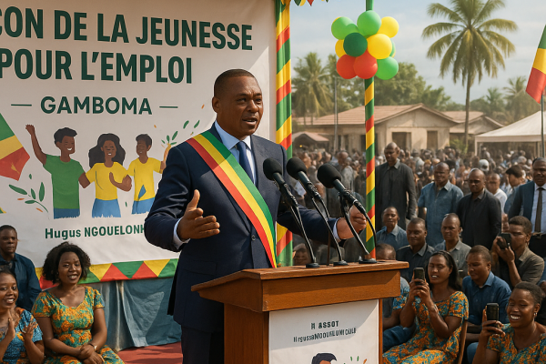 Gamboma : inauguration de la Maison de la jeunesse pour l’emploi