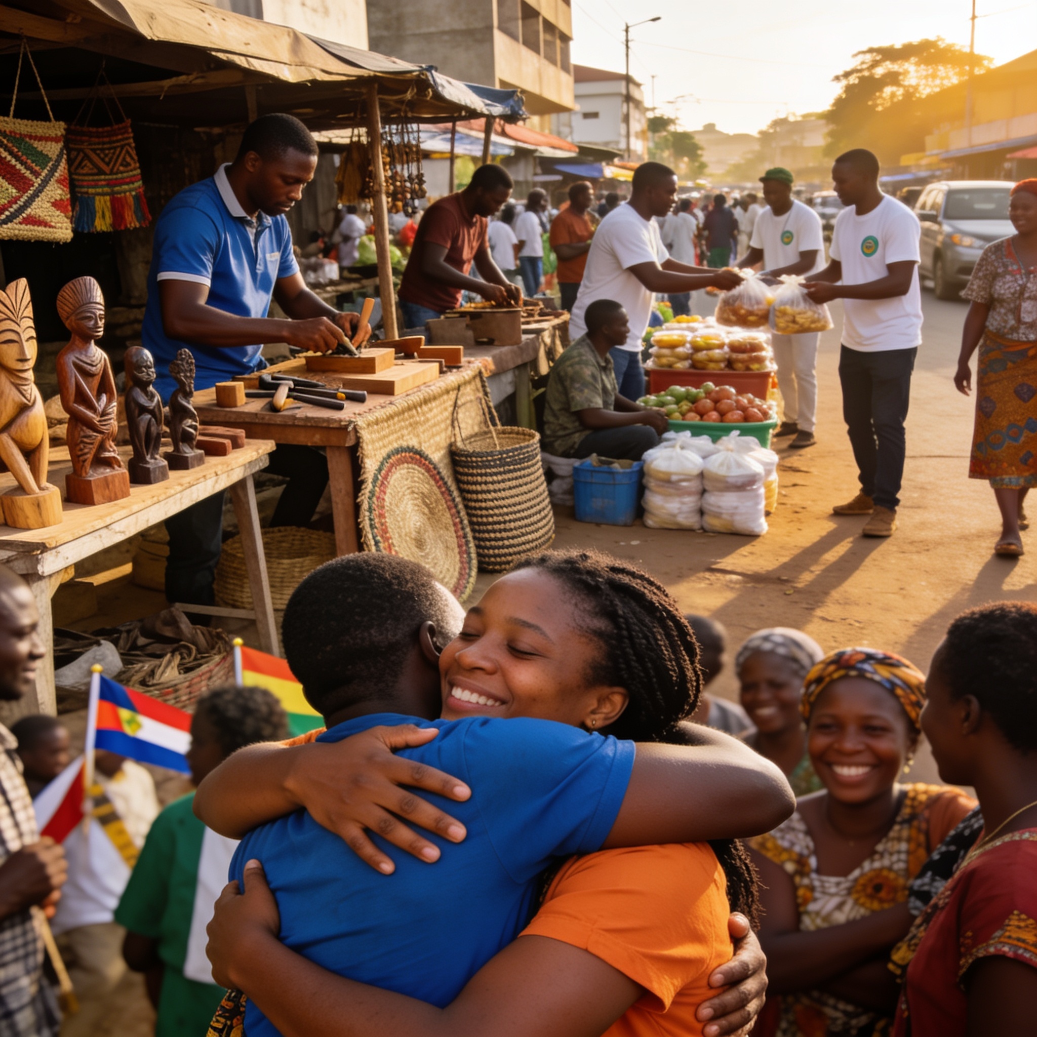 Brazzaville en ébullition : entre fierté artisanale, engagement social et retrouvailles émouvantes