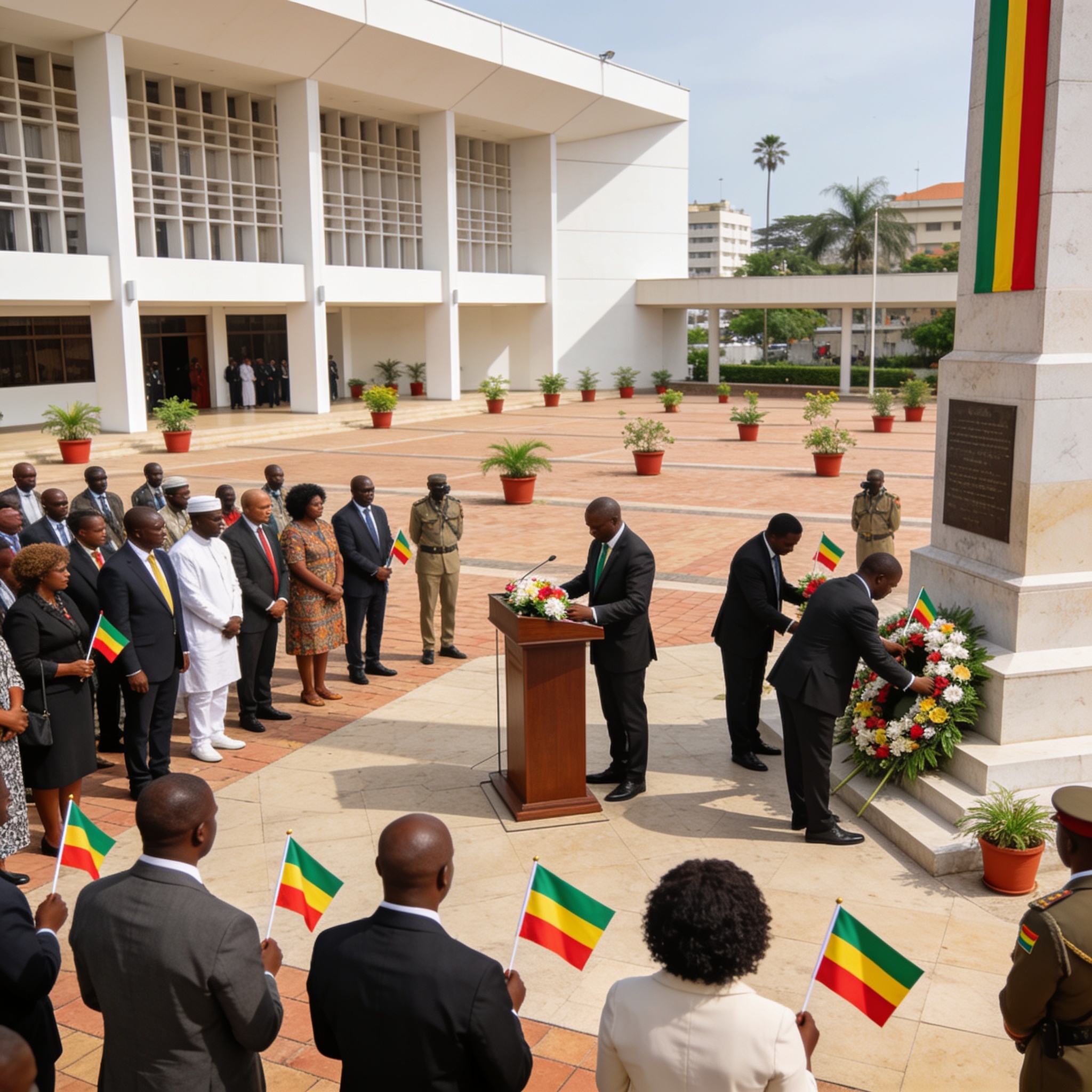 Cérémonie à Brazzaville pour le 32e anniversaire de la libération du Rwanda (Kwibohora 32)